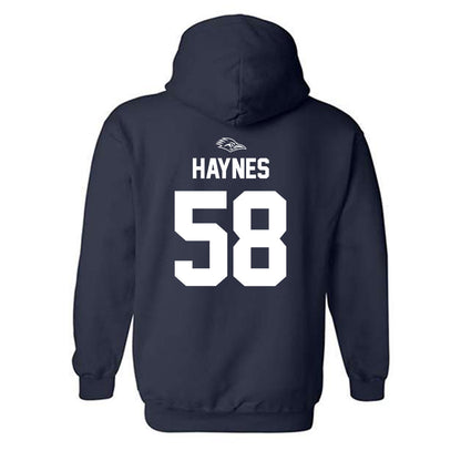 UTSA - NCAA Football : Terrell Haynes - Navy Classic Shersey Hooded Sweatshirt