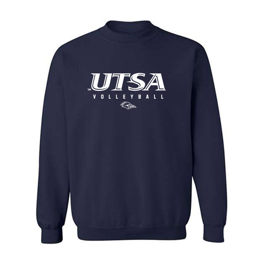 UTSA - NCAA Women's Volleyball : Kaitlin Leider - Navy Classic Shersey Sweatshirt