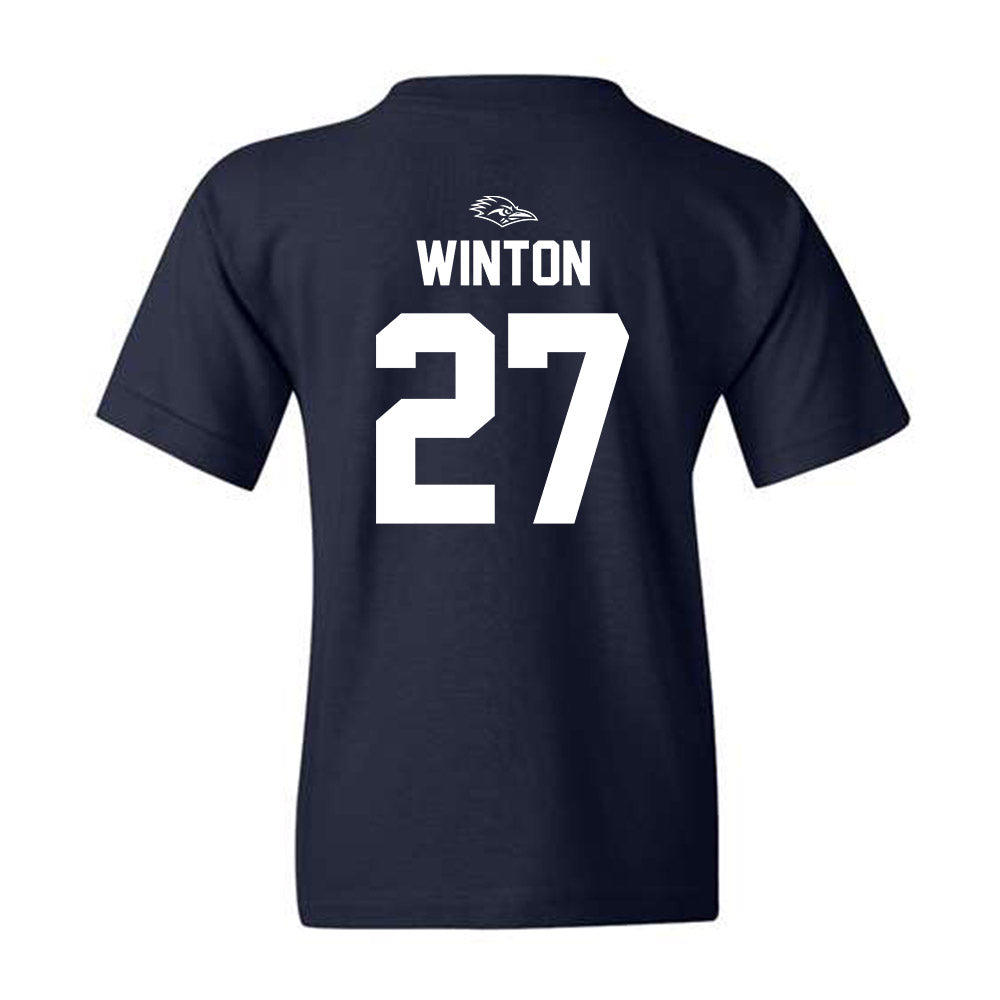 UTSA - NCAA Women's Soccer : Hollan Winton - Navy Classic Shersey Youth T-Shirt
