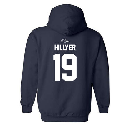 UTSA - NCAA Women's Soccer : Sabrina Hillyer - Navy Classic Shersey Hooded Sweatshirt