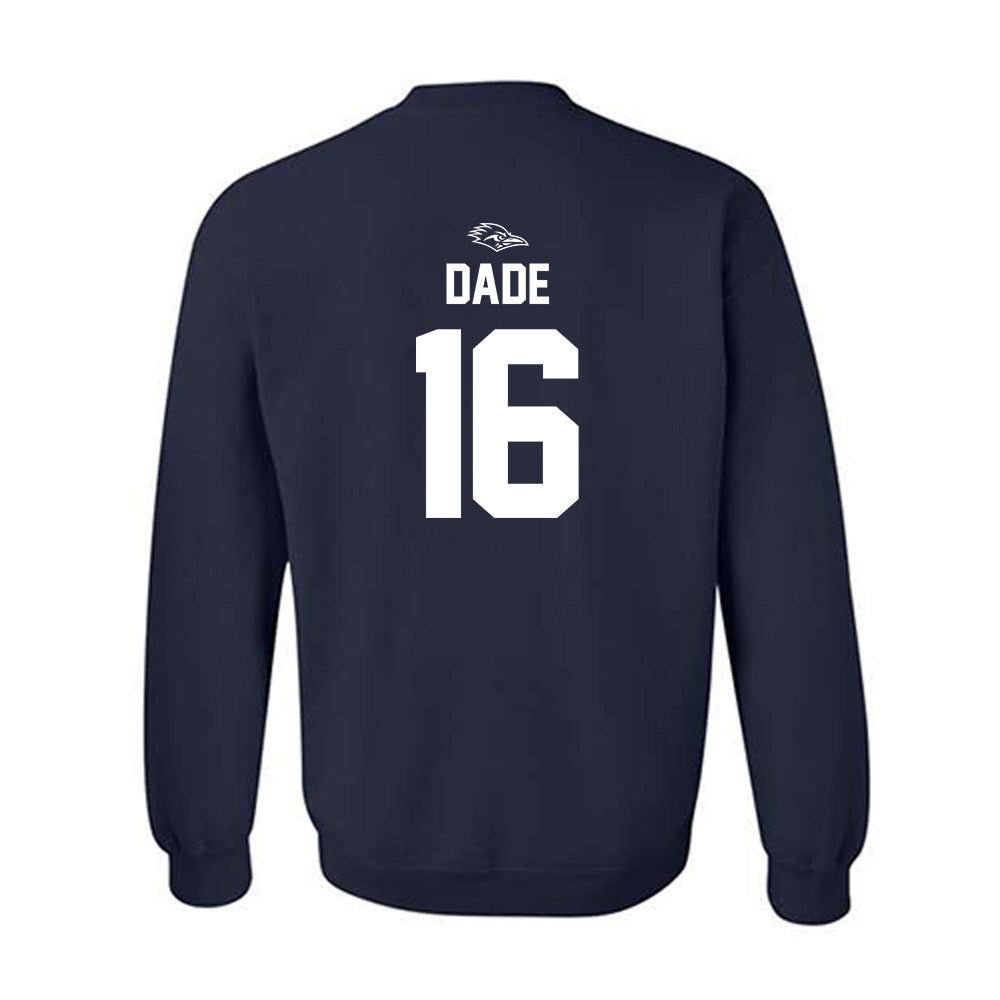 UTSA - NCAA Women's Soccer : Sasjah Dade - Navy Classic Shersey Sweatshirt