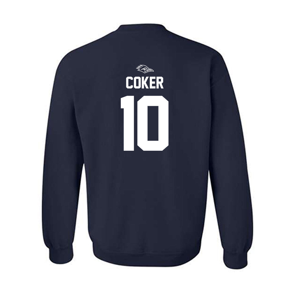 UTSA - NCAA Women's Soccer : Tyler Coker - Navy Classic Shersey Sweatshirt