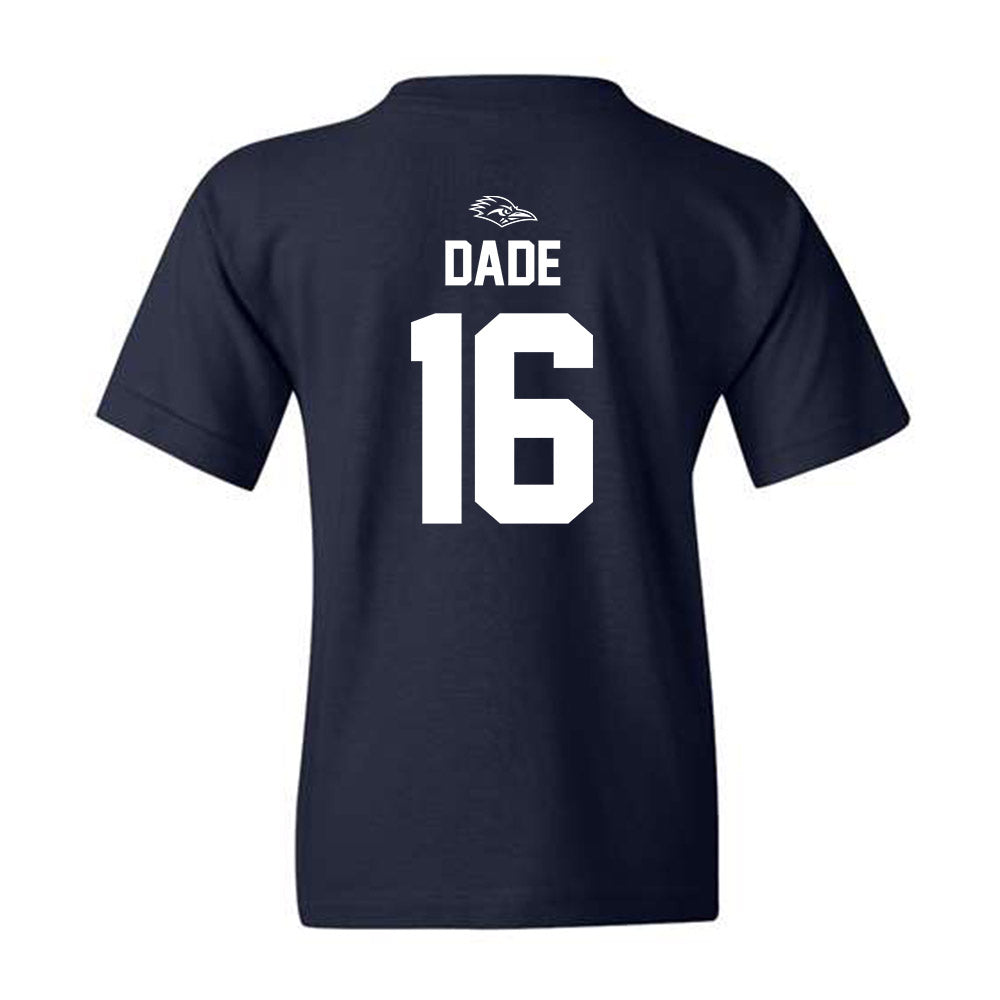 UTSA - NCAA Women's Soccer : Sasjah Dade - Navy Classic Shersey Youth T-Shirt