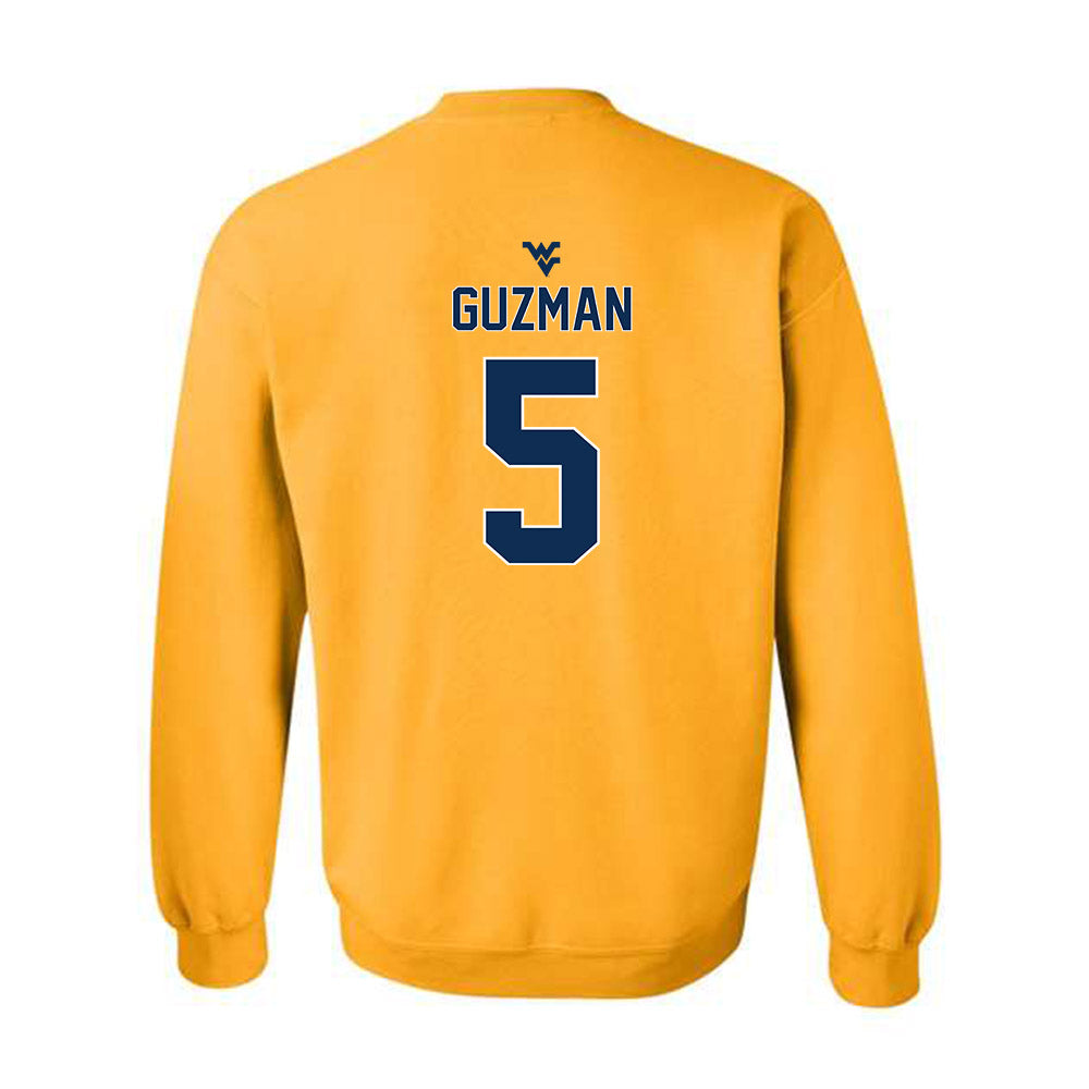 West Virginia - NCAA Baseball : Armani Guzman - Crewneck Sweatshirt Classic Shersey