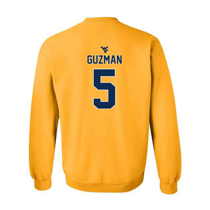 West Virginia - NCAA Baseball : Armani Guzman - Crewneck Sweatshirt Classic Shersey