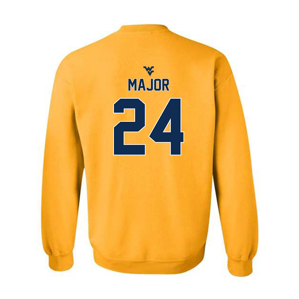 West Virginia - NCAA Baseball : Aidan Major - Crewneck Sweatshirt Classic Shersey