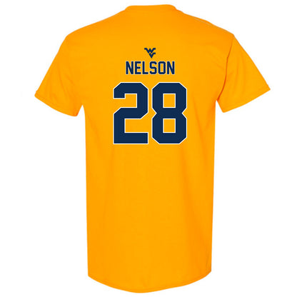 West Virginia - NCAA Football : Aden Nelson - Gold Classic Shersey Short Sleeve T-Shirt