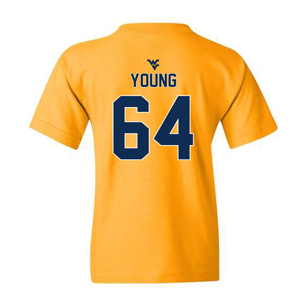 West Virginia - NCAA Football : Cooper Young - Gold Classic Shersey Youth T-Shirt