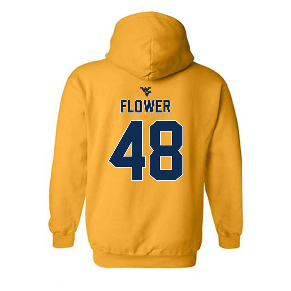 West Virginia - NCAA Football : Nate Flower - Hooded Sweatshirt