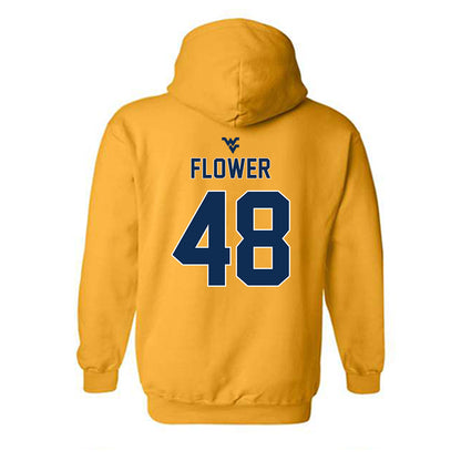 West Virginia - NCAA Football : Nate Flower - Hooded Sweatshirt