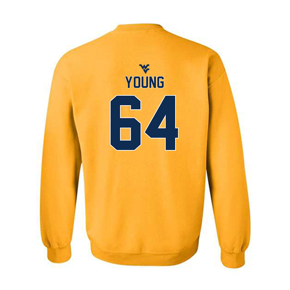 West Virginia - NCAA Football : Cooper Young - Gold Classic Shersey Sweatshirt