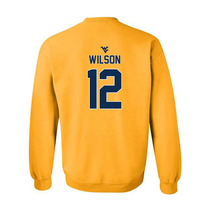 West Virginia - NCAA Football : Anthony Wilson - Gold Classic Shersey Sweatshirt