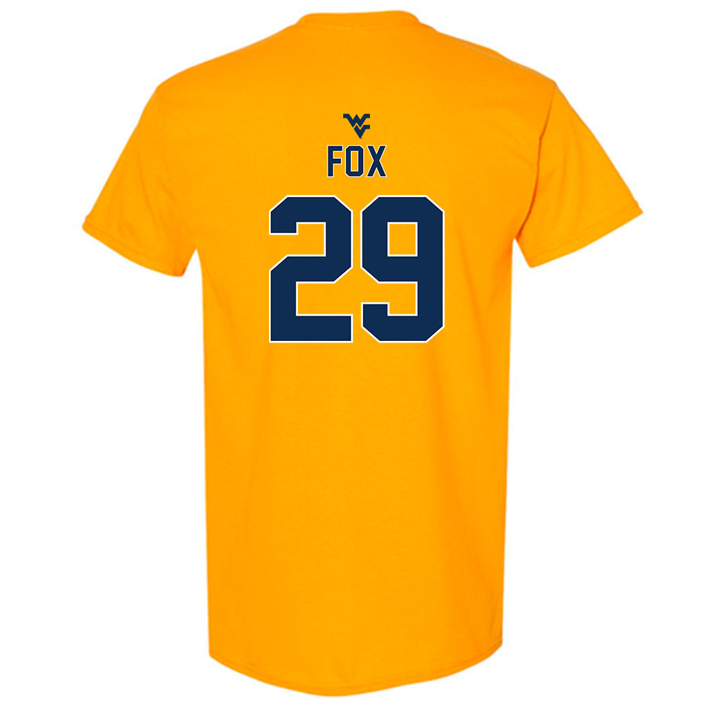 West Virginia - NCAA Football : Preston Fox - Gold Classic Shersey Short Sleeve T-Shirt