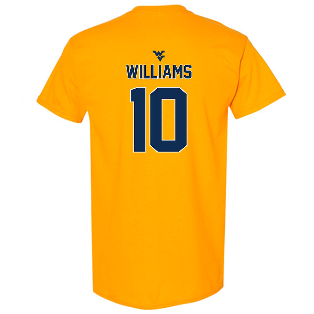West Virginia - NCAA Football : Jarel Williams - Gold Classic Shersey Short Sleeve T-Shirt