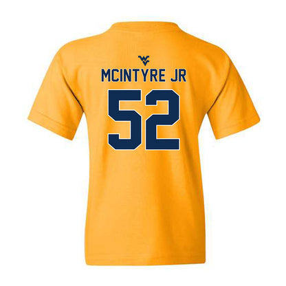 West Virginia - NCAA Football : Corey McIntyre Jr - Youth T-Shirt