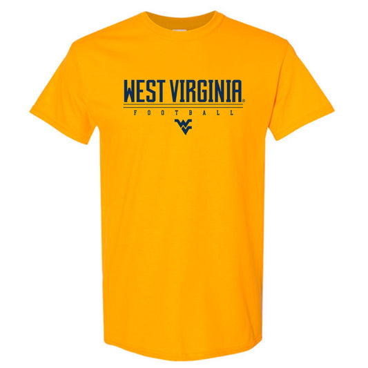 West Virginia - NCAA Football : Hudson Clement - Gold Classic Shersey Short Sleeve T-Shirt