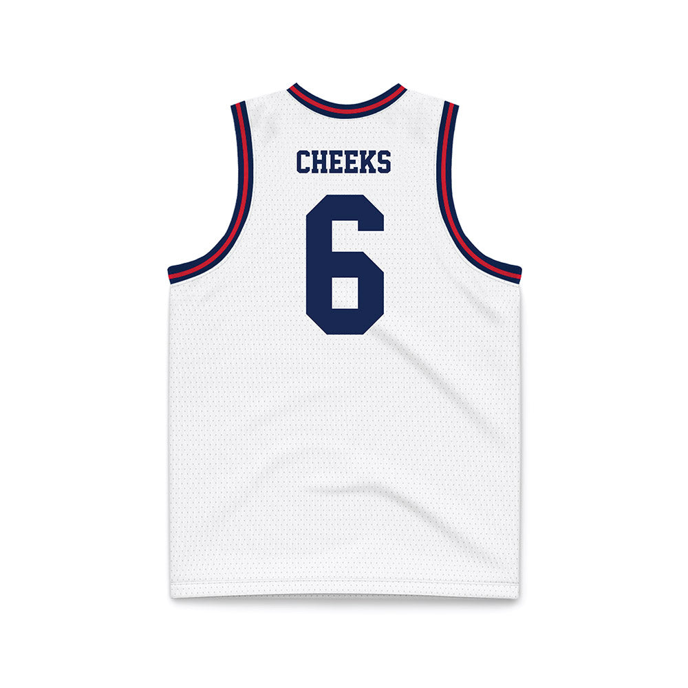 Dayton - NCAA Men's Basketball : Enoch Cheeks - Basketball Jersey White Replica Jersey