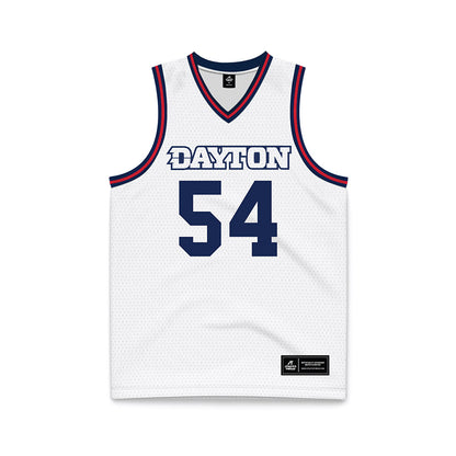 Dayton - NCAA Men's Basketball : Atticus Schuler - Basketball Jersey White Replica Jersey