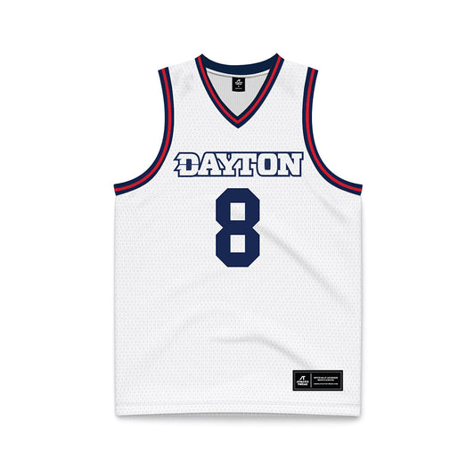Dayton - NCAA Men's Basketball : Marvel Allen - Basketball Jersey White Replica Jersey