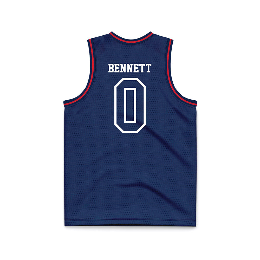 Dayton - NCAA Men's Basketball : Javon Bennett - Basketball Jersey Navy Replica Jersey