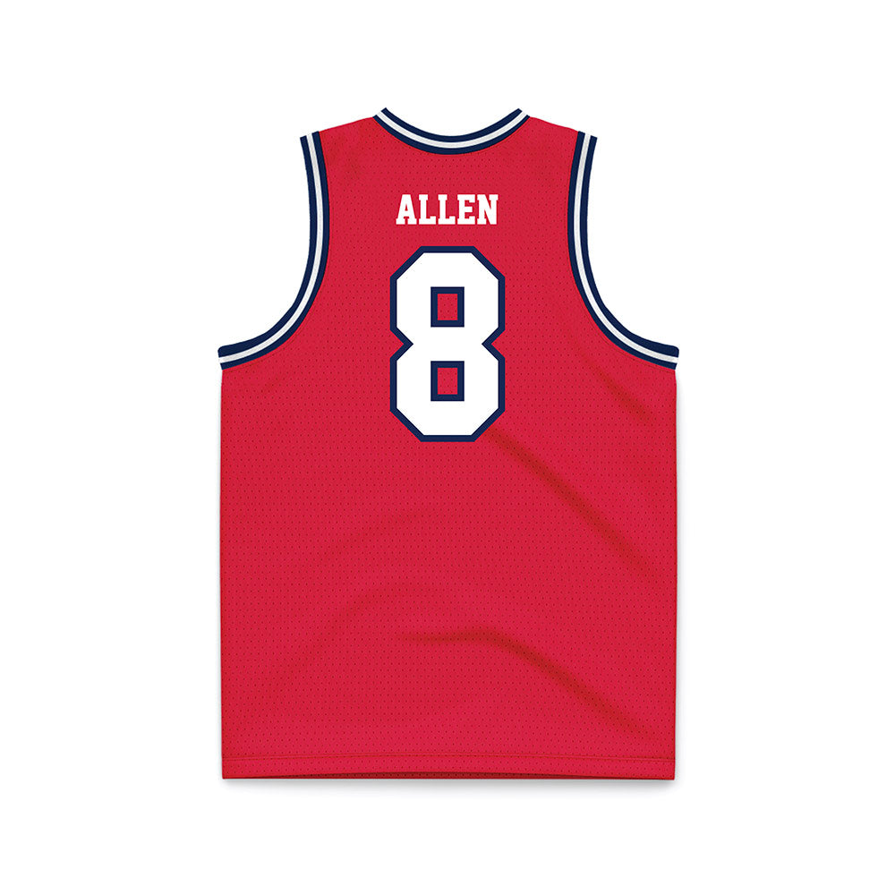 Dayton - NCAA Men's Basketball : Marvel Allen - Basketball Jersey Red