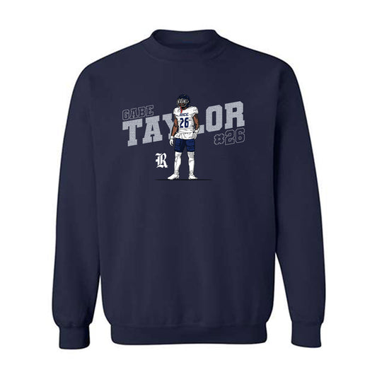 Rice - NCAA Football : Gabe Taylor - Caricature Sweatshirt