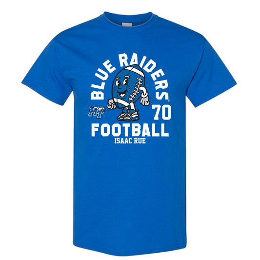 MTSU - NCAA Football : Isaac Rue - Royal Fashion Shersey Short Sleeve T-Shirt