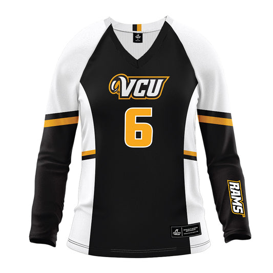 VCU - NCAA Women's Volleyball : Taylor Aguano - Volleyball Black Jersey