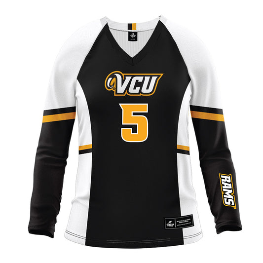 VCU - NCAA Women's Volleyball : Jasmine Knight - Volleyball Black Jersey