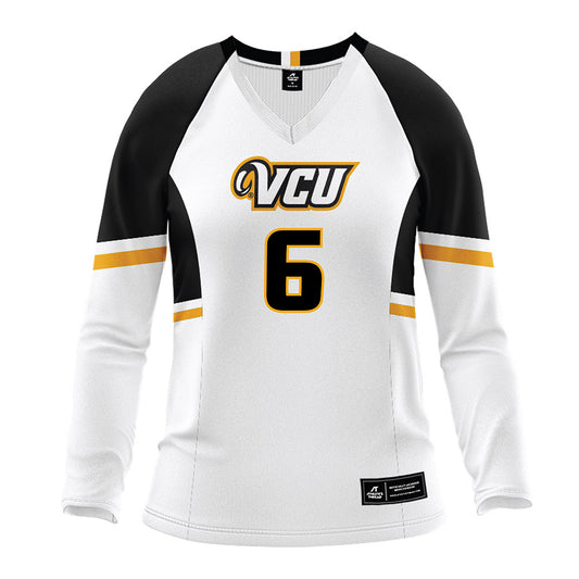 VCU - NCAA Women's Volleyball : Taylor Aguano - Volleyball White Jersey
