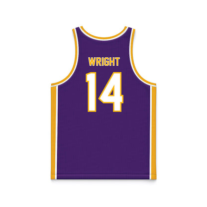 Northern Iowa - NCAA Women's Basketball : Riley Wright - Purple Jersey