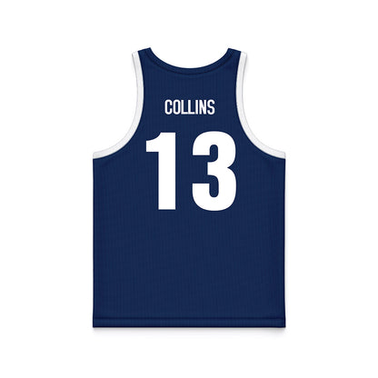 Monmouth - NCAA Men's Basketball : Jack Collins - Blue Jersey
