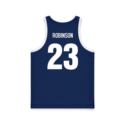 Monmouth - NCAA Men's Basketball : Cornelius Robinson - Blue Jersey