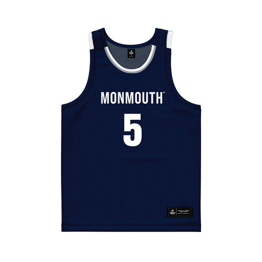 Monmouth - NCAA Men's Basketball : Corey Miller - Basketball Jersey