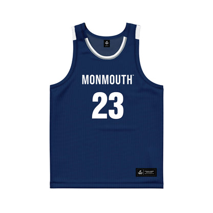 Monmouth - NCAA Men's Basketball : Cornelius Robinson - Blue Jersey