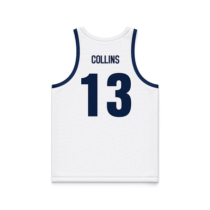 Monmouth - NCAA Men's Basketball : Jack Collins - White Jersey