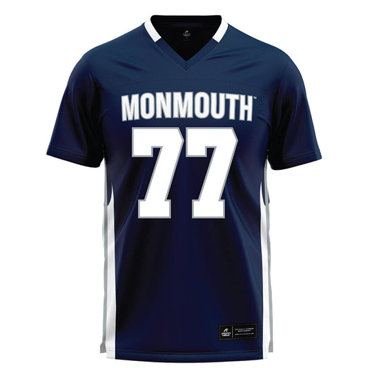 Monmouth - NCAA Men's Lacrosse : Greg Clark - Blue Jersey
