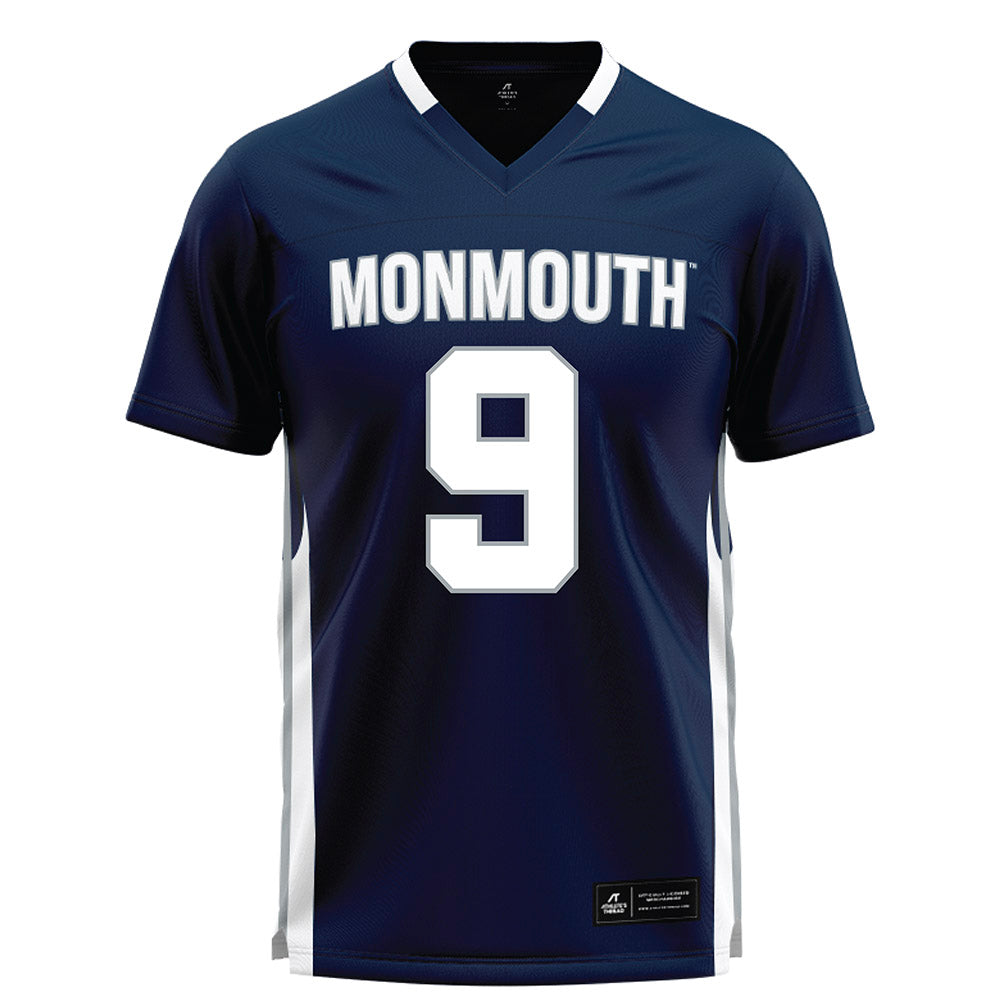 Monmouth - NCAA Men's Lacrosse : Nicholas Teets - Blue Jersey