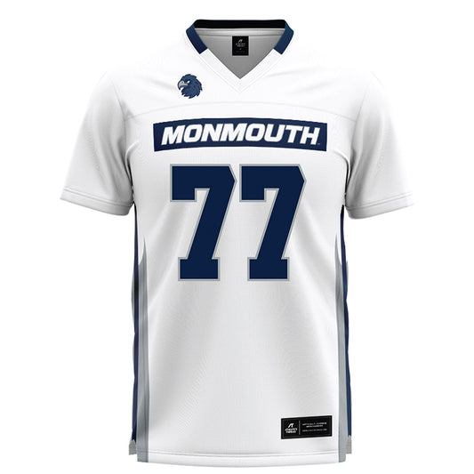 Monmouth - NCAA Men's Lacrosse : Greg Clark - White Jersey
