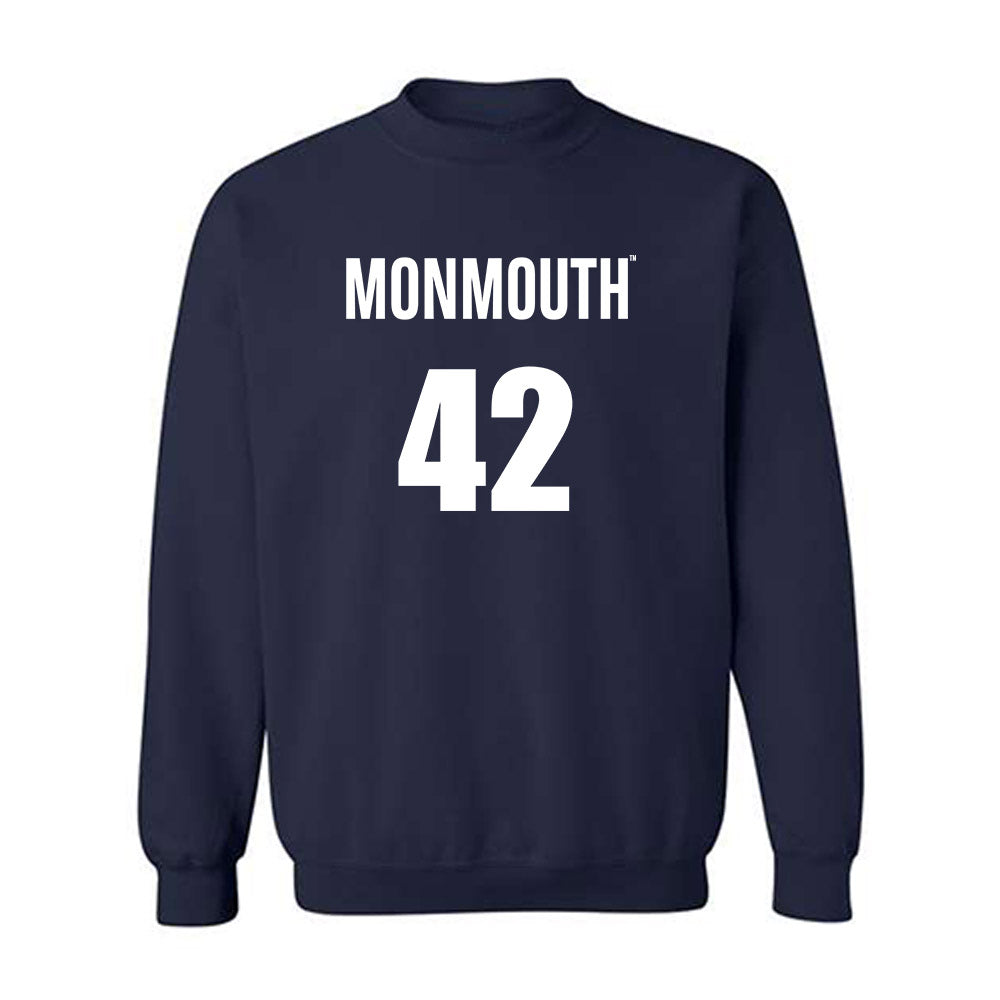 Monmouth - NCAA Men's Basketball : Quinn Peters - Replica Shersey Sweatshirt