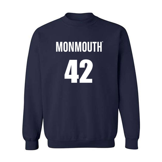 Monmouth - NCAA Men's Basketball : Quinn Peters - Replica Shersey Sweatshirt