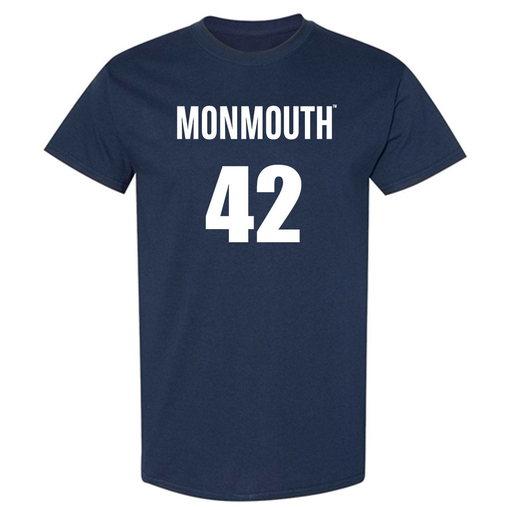 Monmouth - NCAA Men's Basketball : Quinn Peters - Replica Shersey Short Sleeve T-Shirt