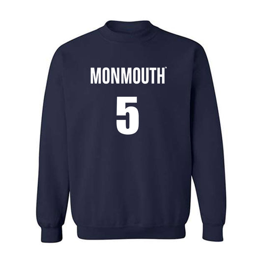 Monmouth - NCAA Men's Basketball : Corey Miller - Crewneck Sweatshirt Replica Shersey