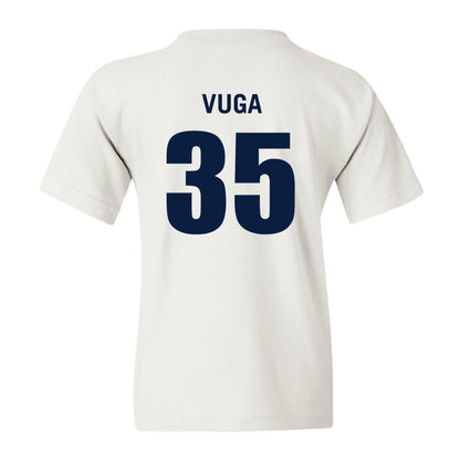 Monmouth - NCAA Men's Basketball : klemen Vuga - White Replica Shersey Youth T-Shirt