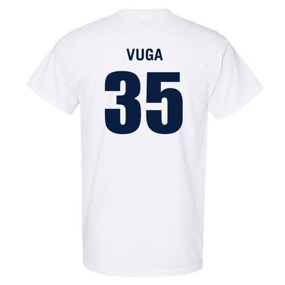 Monmouth - NCAA Men's Basketball : klemen Vuga - White Replica Shersey Short Sleeve T-Shirt