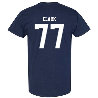 Monmouth - NCAA Men's Lacrosse : Greg Clark - Blue Replica Short Sleeve T-Shirt