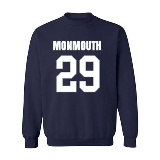 Monmouth - NCAA Men's Lacrosse : Patrick Orapello - Replica Shersey Sweatshirt