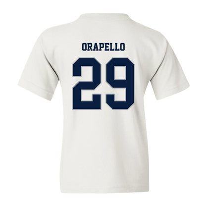 Monmouth - NCAA Men's Lacrosse : Patrick Orapello - White Replica Shersey Youth T-Shirt