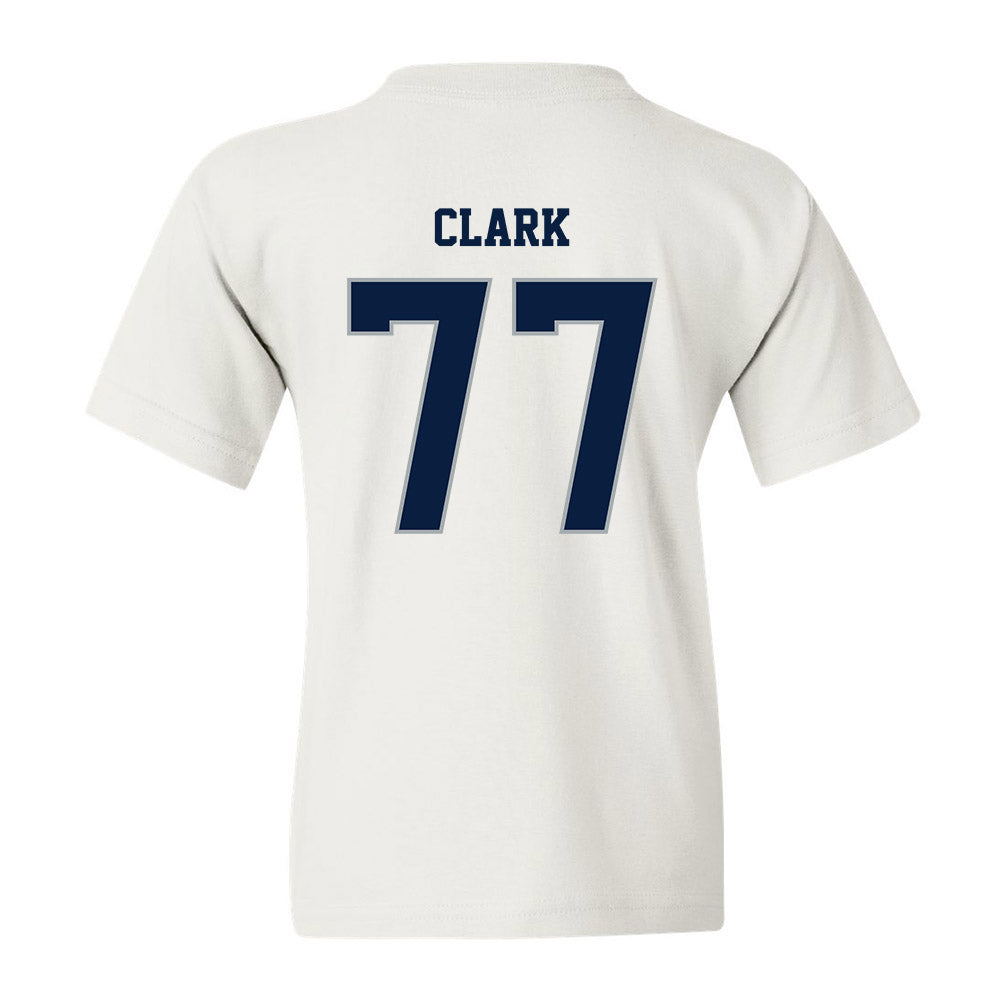 Monmouth - NCAA Men's Lacrosse : Greg Clark - White Replica Youth T-Shirt