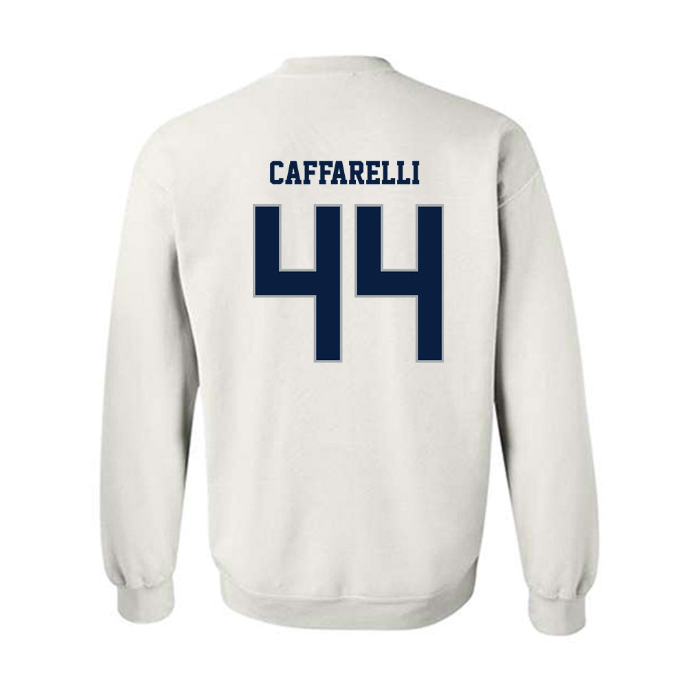 Monmouth - NCAA Men's Lacrosse : Ty Caffarelli - White Replica Shersey Sweatshirt